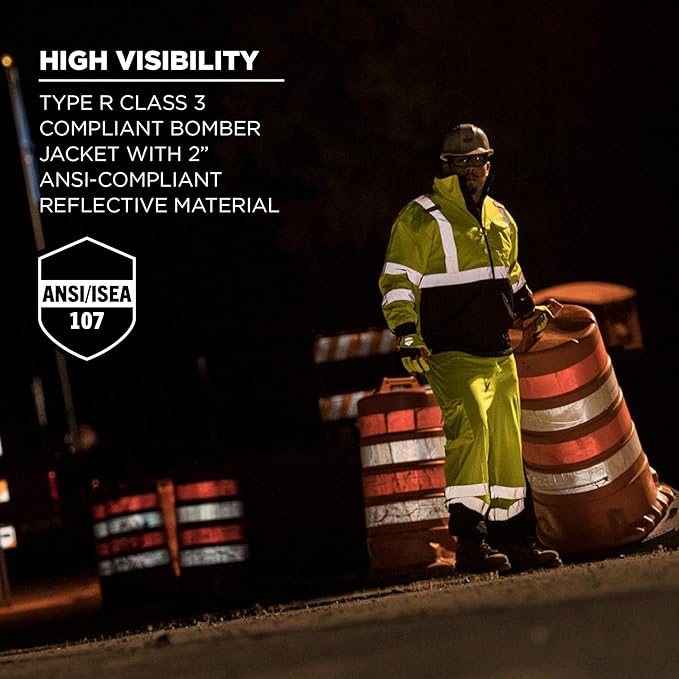 Ergodyne Hi Vis Bomber Safety Jacket
