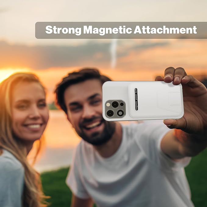 AOGUERBE for Magsafe Power Bank, 10000mAh Foldable Wireless Portable Charger with LED Display, 3 in 1 Magnetic Battery Pack with 22.5W Fast Charging for iPhone 17/16/15/14/13/12 Pro/Pro Max/Plus/Mini