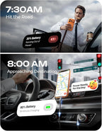 AINOPE 67.5W Car Charger USB C Fast Charge, PD 45W USB C Car Charger Fast Charging【Mini & Metal】 Cigarette Lighter Adapter USB-C Type C Car Charger for iPhone 17 16 15 Pro Max, for Samsung S26 S25