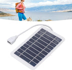 SUNGOOYUE Solar Panel, Portable Small and Lightweight Outdoor Solar Panel Charger for Camera Cell Phone Mobile Power Pack 2W 5V