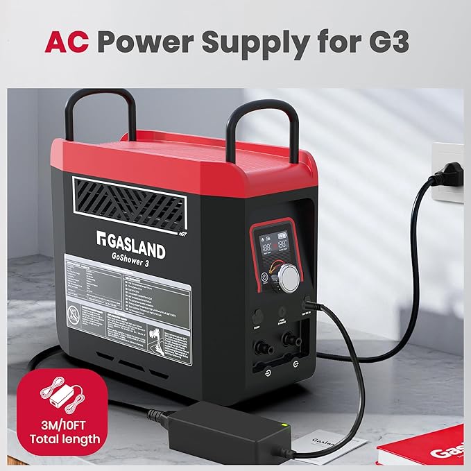 GASLAND DC 12V 5A Power Supply Adapter Converter Transformer AC 100-240V Input with DC 12V Output, for Charging G3 Series with LED Status