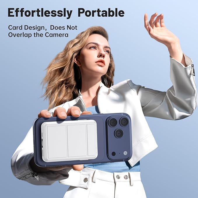 Azmuth for MagSafe Portable Charger, 10000mAh Magnetic Power Bank with 20W PD USB-C Fast Charging LED Display for MagSafe Battery Pack, Magnetic Travel Charger for iPhone 17/16/15/14/13/12 Series