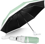 Windproof Travel Umbrella, Collapsible Umbrella Automatic Open Close Auto Small Compact Portable for Rain Sun Adult Women