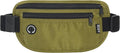 Slim RFID Blocking Money Belt for Travel - Anti-Theft Hidden Passport Holder Waist Wallet with Secure Pouch for Cash, Credit Cards & Phone Safe (Olive-green)