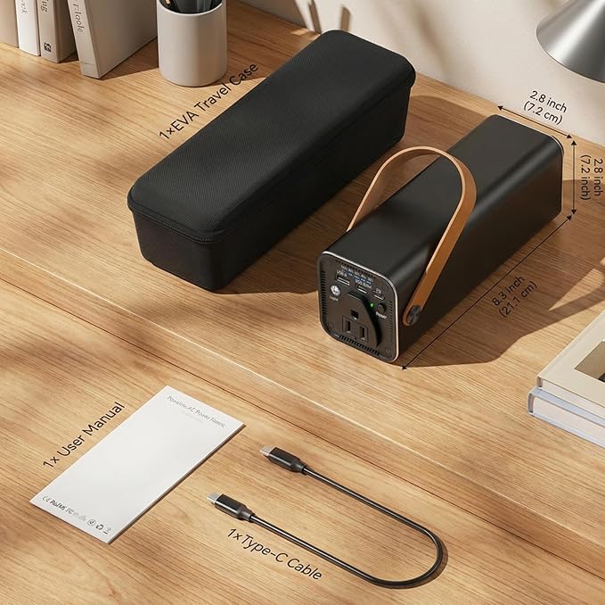 Portable Laptop Power Bank with 120W AC Outlet, 65W PD Fast Charging, 31200mAh/116Wh Portable Laptop Charger for Laptops, Tablets and Smartphones