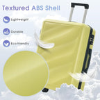 Merax Luggage Set 3 Piece, Hardshell ABS Suitcases with Spinner Wheels, Lightweight Durable TSA Approved Carry-on & Checked Luggage for Travel (20"/24"/28")