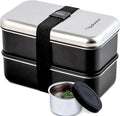 Modaniam Leak Proof Stainless Steel Bento Box, Stainless Steel Lunch Box For Adults, Metal Bento Box, Japanese Lunch Container, Large With Compartment, Korean Bentobox, Non Toxic, Microwave Safe