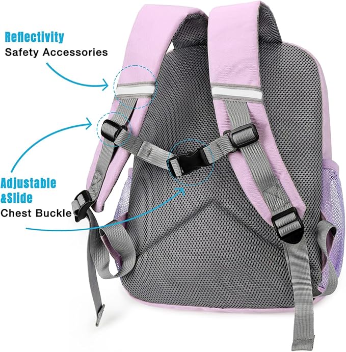 STEAMEDBUN Toddler Backpack for Girls 2-4, Kindergarten & Preschool Mini