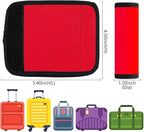 Neoprene Luggage Handle Wraps for Traveling Bright Color Luggage Tags/Handle Wraps/Handle Covers-Mixed 5 Colors