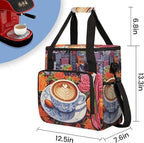 Coffee Maker Travel Bag Compatible with Keurig K-Mini, K-Mini Plus or Other Accessories, Portable Coffee Maker Case with Shoulder Strap for Travel(Bag Only)