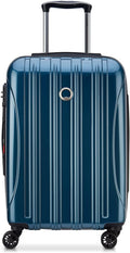 DELSEY PARIS Helium Aero Hardside Expandable Luggage with Spinner Wheels, Teal, Carry-On Plus 21 Inch
