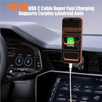 240W USB C to USB C Cable 2-Pack 6.6FT,Type C Fast Charging Cable for iPhone Air 17 16e 16 15 Pro Plus Pro Max，for Galaxy S25/S24, for iPad Pro/Air/mini, for MacBook Pro/Air and More
