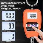 Luggage Weight Scale, Portable Electronic Luggage Scale Multifunctional Digital Scales LCD Display Travel High Accurate 200Kg Handheld Weighing Tools,for Travel(Black)