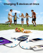 Magnetic Portable Charger, 22.5W Power Bank Fast Charging 10000mAh, Portable Charger with Built in Cable, for Magsafe Battery Pack Compatible with iPhone 17/16/15/14/13/12 Pro/Pro Max, Samsung Series