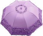 URAWESO Vintage Lace Parasol Gothic Lolita Umbrella UV Sun Protection Witch Cosplay Photoshoot Props Party Decoration