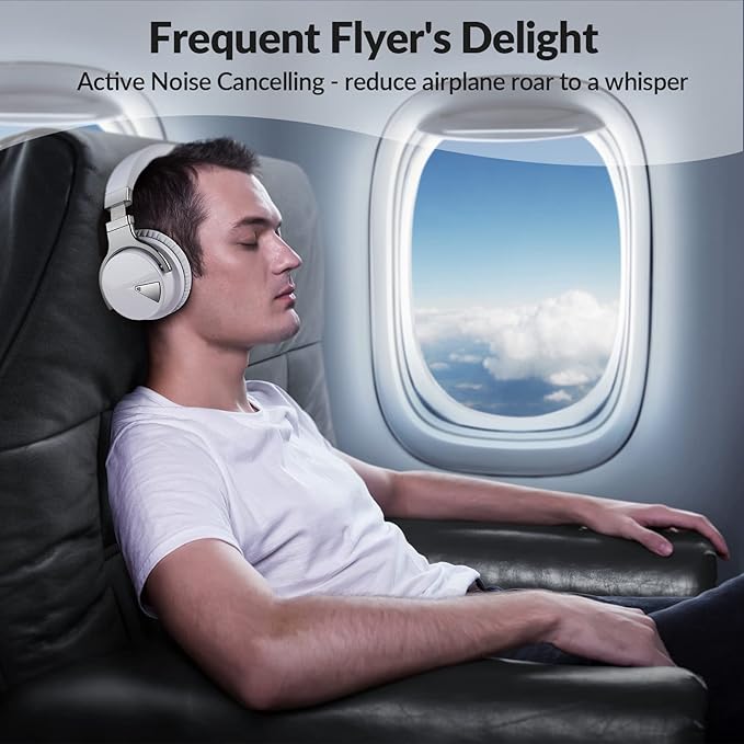 Million Sold 10 Years Classic E7 Active Noise Cancelling Headphones with Upgraded Noise Cancellation, Bluetooth Headphones Wireless with HD Sound Vivid Deep Bass, for Home Office Travel Gift Pcs