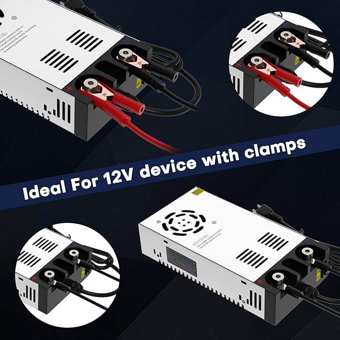 IMAYCC AC to DC Converter 12V SMPS,110V to 12V DC Converter,12 Volt Power Supply Max 600W 50A DC Power Converter
