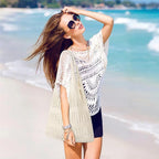 WantGor Crochet Bags, Beach Mesh Tote Bag Womens Shoulder Shopping Handbag Casual Travel Totes Bag Foldable Hobo Bags