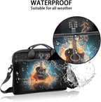 Laptop Shoulder Bag for Women Men, Waterproof Computer Case Messenger Bag Briefcase for Business Office Travel
