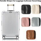 Luggage Handle Wraps -Suitcase Handle Wraps Travel Bag Handle Covers Suitcase Identifier Luggage Makers Covers(3Pcs-Beige)