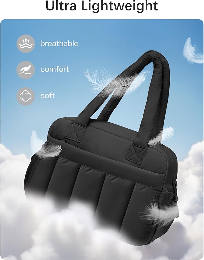 oscaurt Gym Bag for Women Lightweight Duffle Bag for Travel with Toiletry Pouch Water Resistant Carry On Weekender Overnight Duffel