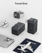 TROND 2 Pack Outlet Extender with USB, 3 Way Plug Adapter with 360 Rotating Plug, Outlet Splitter with 2 PD 20W USB C Charger, Small Charging Station for Home Dorm Room Travel Cruise Essentials