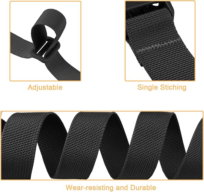 MAGARROW 24" 40" 60" 100" Strap Buckle Packing Straps Adjustable 1-Inch Belt