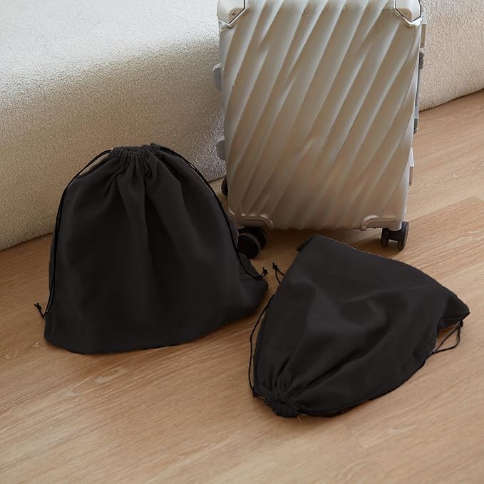 LAKE OF FIRE Dustproof Storage Bags with Drawstring Closure, 2-Piece Set – Multi-Purpose Protective Pouches for Handbags, Purses, Shoes, and Boots