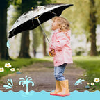 ALAZA Kids Umbrella for Girls Boys UPF 50+ Anti-UV Umbrella for Rain and Sun Age 3-8