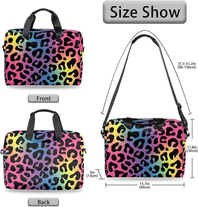Cute Laptop Shoulder Bag for Women Men, Computer Laptop Bag Laptop Sleeve Case Laptop Satchel Briefcase Carrying Bag QA-1