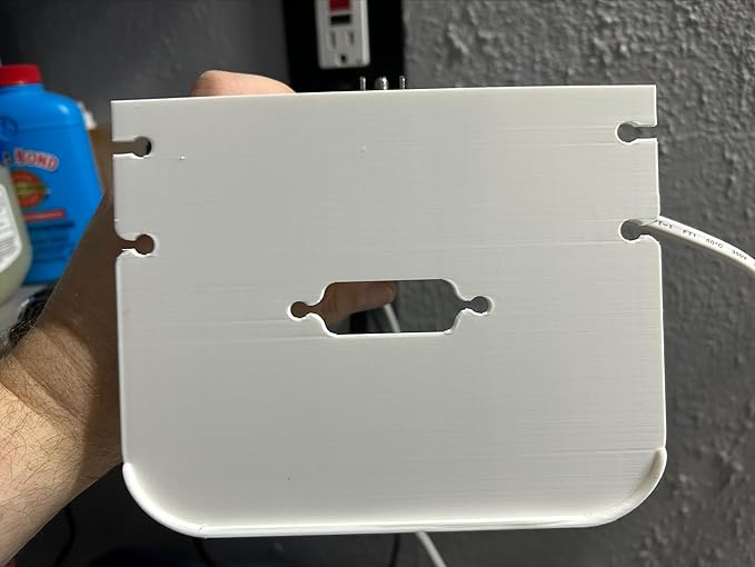 Shelf for Multi Surge Protected Outlets,Wall Outlet Extender with Night Light,6 Outlet 3 USB Ports, Three Sided Power Strip with Adapter Spaced Sockets, 1050 Joules Accessory