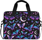 MNSRUU Laptop Bag for 15.6 inch Black Gothic Bats