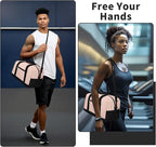 Apenze Small Gym Bag 14 inch lightweight Carry On Mini Duffel Bag for Travel Sport - Pink