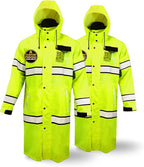 KwikSafety - Charlotte, NC - TORRENT Rain Jacket & Trench Coat ANSI OSHA Class 3 High Visibility Jacket Hi Vis Rain Gear