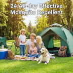 BuggyBands Mosquito Bracelets, 50 Pack Individually Wrapped, DEET Free, Natural and Waterproof Band for Adults & Kids