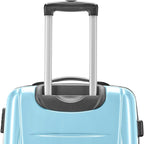 Samsonite Winfield 2 Hardside Expandable Luggage with Spinner Wheels, Ice Blue, Checked-Medium 24-Inch