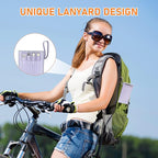 Portable Charger with Built in Cables,Mandarooker 10000mAh Power Bank with LED Lamp Fast Charging USB C External Battery Pack Phone Charger with LED Display for iPhone, Samsung and Cell Phones(Purple)