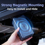 4G GPS Tracker for Vehicles Car Kids, Car Tracker Device Hidden Tracking Devices for Cars Hidden 10S Update Strong Magnetic Long Battery Life (Tracker 1 Year Subscription Incl.)