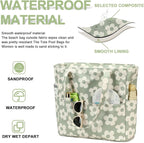 Bluboon Waterproof Beach Tote Pool Bags for Women Ladies Extra Large Carry On Bag With Wet Compartment for Weekender Travel