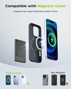 CHARCO Magnetic Power Bank for Magsafe Fast Charging, 5000mAh Wireless Portable Charger with Ultra Slim & Lightweight, Compatible with iPhone 17/16/15/14/13 Series,Travel Essential