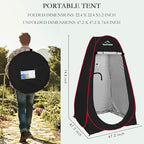 Your Choice Pop Up Privacy Tent, 3.9x3.9x6.2FT Portable Shower Tent for Camping, Waterproof Outdoor Changing Room with Carry Bag for Beach Hiking RV Fishing | Portable, for Camping, Beach, Hiking, with Carry Bag, Quick Setup