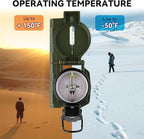 Compass Hiking Survival, Wilderness Survival Compass for Kids- Magnetic Gear Set Navigation Map- Backpacking Camping Hunting Survival
