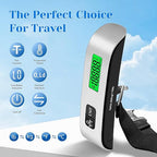 Luggage Scale, 110lb Luggage Weight Scale with 4 Unit Switching Functions&LED Display, Luggage Scale Travel Digital for Weighing Luggage, Backpacks, Packages and Markets