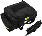 Lightning X Products Lightning X Pre-Stocked EMS/EMT Trauma Kit w/Large First Responder Bag & 256 Aid Medical Supplies - Black
