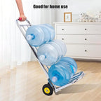 Heavy Duty Folding Hand Truck Luggage Cart & Sack Barrow Versatile Shopping Trolley & Household Porter for Easy Transportation (Size: 80 105x32x30cm)