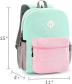 mibasies Kids Backpack for Girls 4-6: Girls Backpacks for Elementary Kindergarten