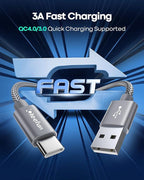 CLEEFUN USB C Cable 6ft, 5-Pack USB A to Type C Charger Cord Fast Charging for iPhone 17 16 15 Pro Max Plus Air 16e, for Samsung Galaxy S25 S24 S23 S22 S21 S20 S10 A17 A16 A15 A56 A55 A26 A35 A36
