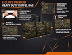 Heavy Duty Cargo Duffel Large Sport Gear Drum Set Equipment Hardware Travel Bag Rooftop Rack Bag