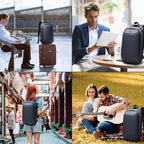 Slim Laptop Backpack for Men,Waterproof Expandable High Tech Business Work Backpack for Men and Women15.6 Inch Lightweight Anti-theft Travel Backpack Durable College Casual Daypack Computer Laptop Bag
