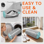 1PCS Shoes Washing Machine Bags, Laundry Shoe Bag for Washer and Dryer, Reusable and Durable Zipper Sneaker Shoe Washing Bag, Tennis Shoes Cleaning Bag for All Shoe Types (Gray)